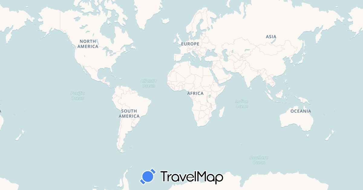 TravelMap itinerary: driving in Norway (Europe)
